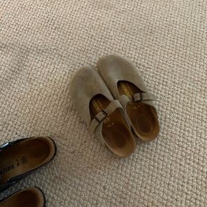 Birkenstock Rosemead Clog - Taupe Suede - Sz 36